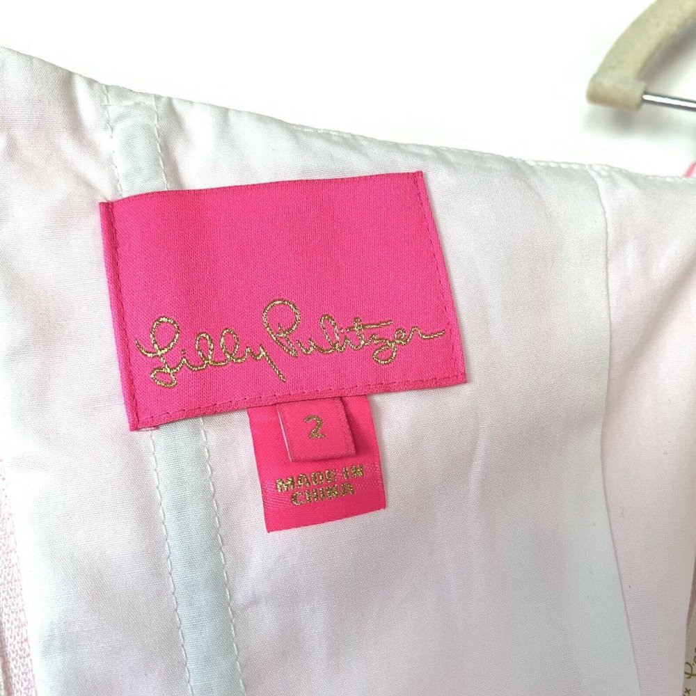 Lilly Pulitzer One Shoulder Tiffani Dress Size 2_6